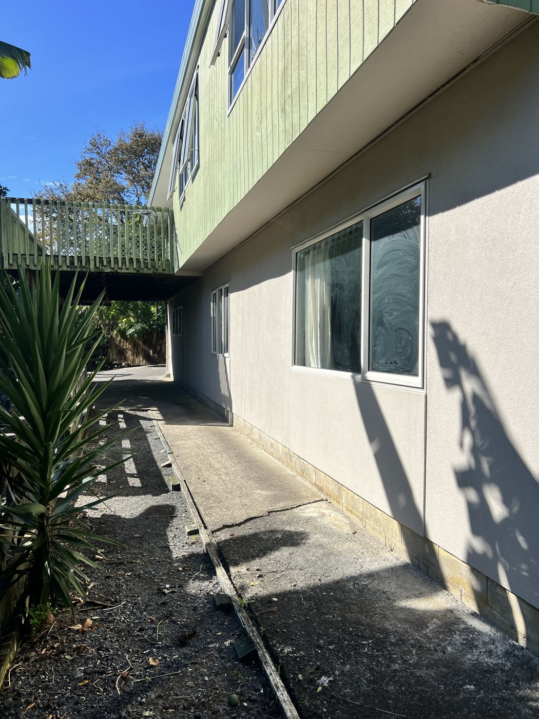 House before reclad, with original plaster cladding