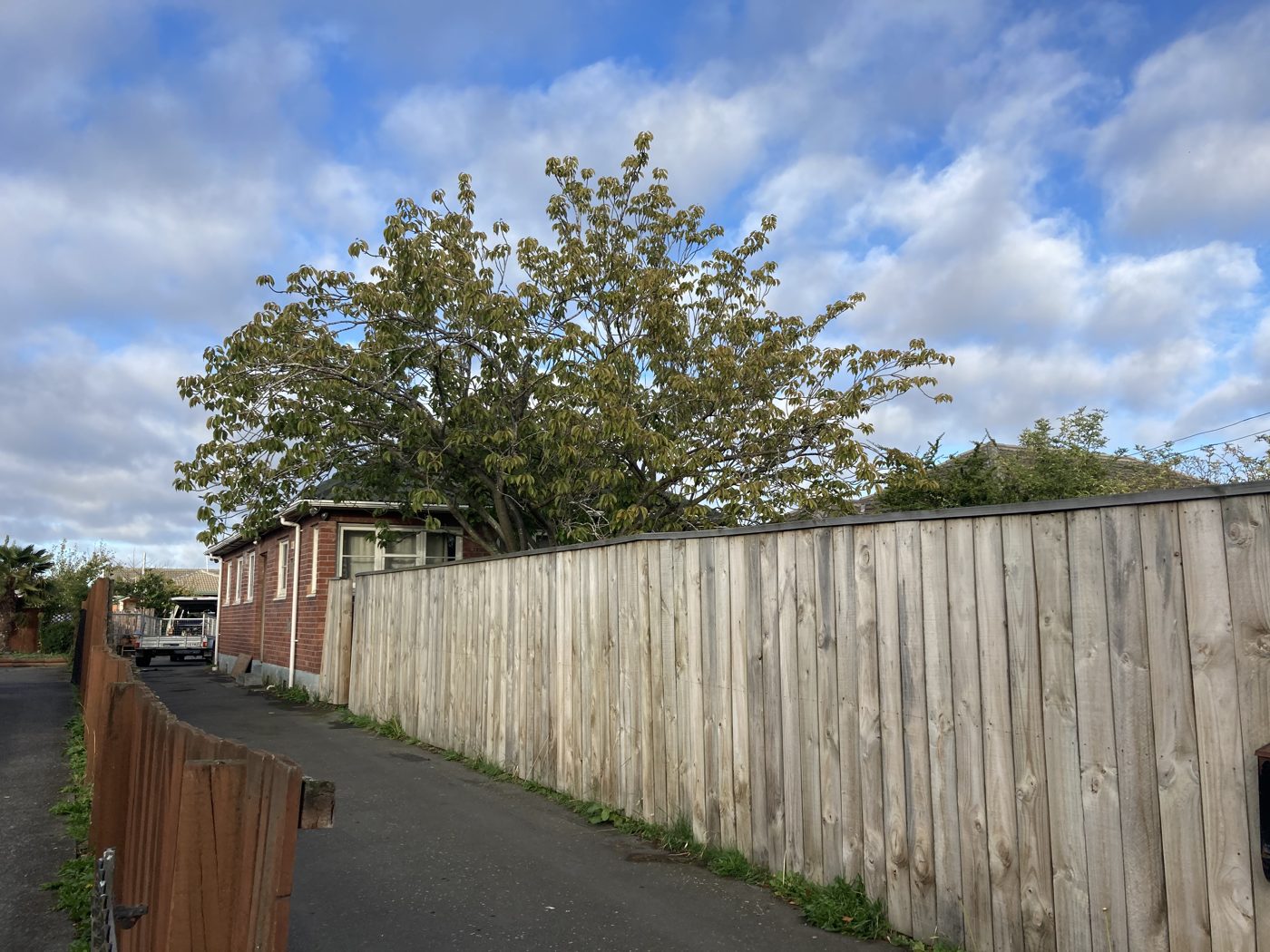 Original brick house before redevelopment, Christchurch