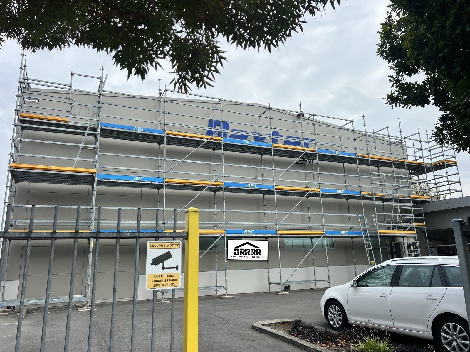 Commercial recladding and repair project, Christchurch